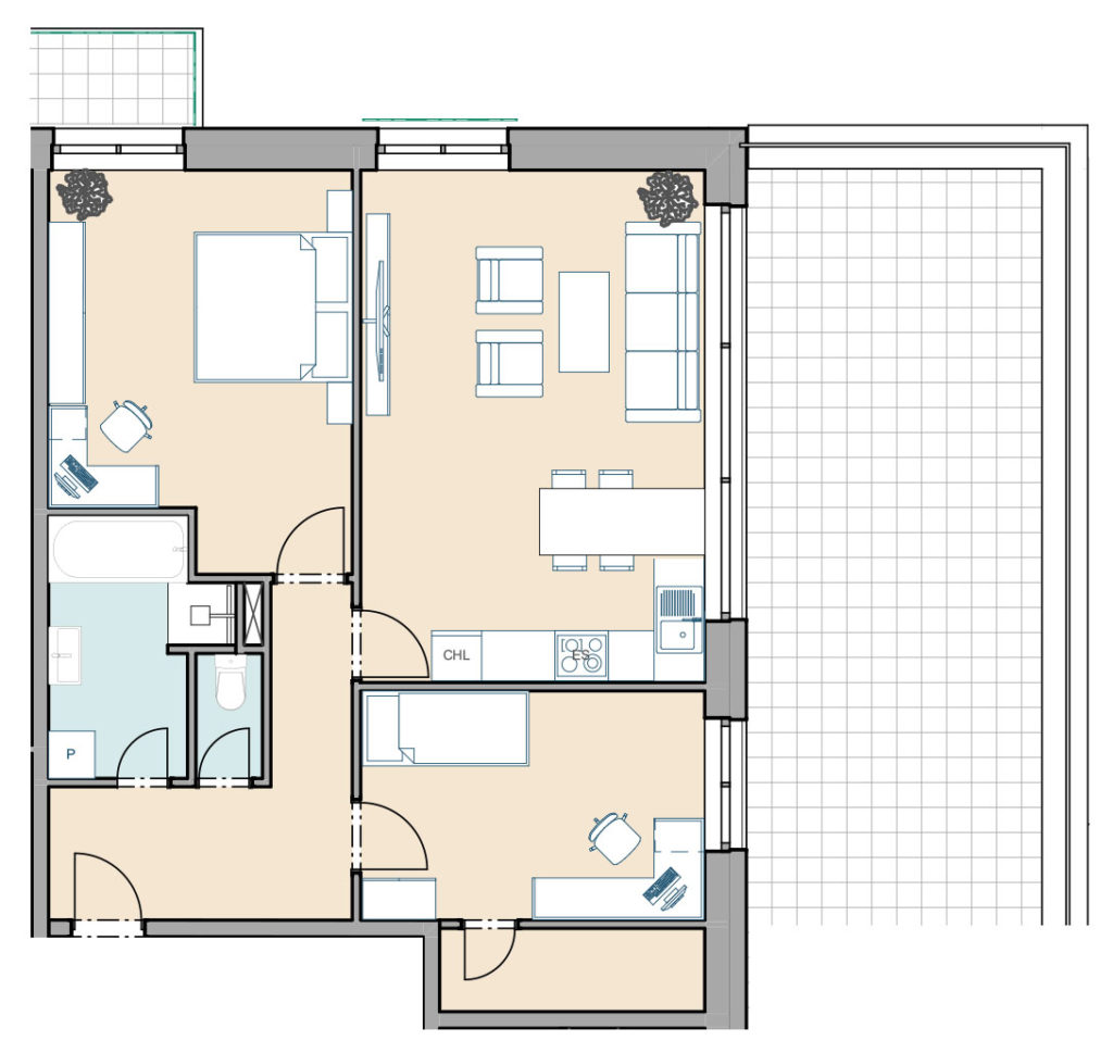 Stará tržnica - 4.2 - Pôdorys