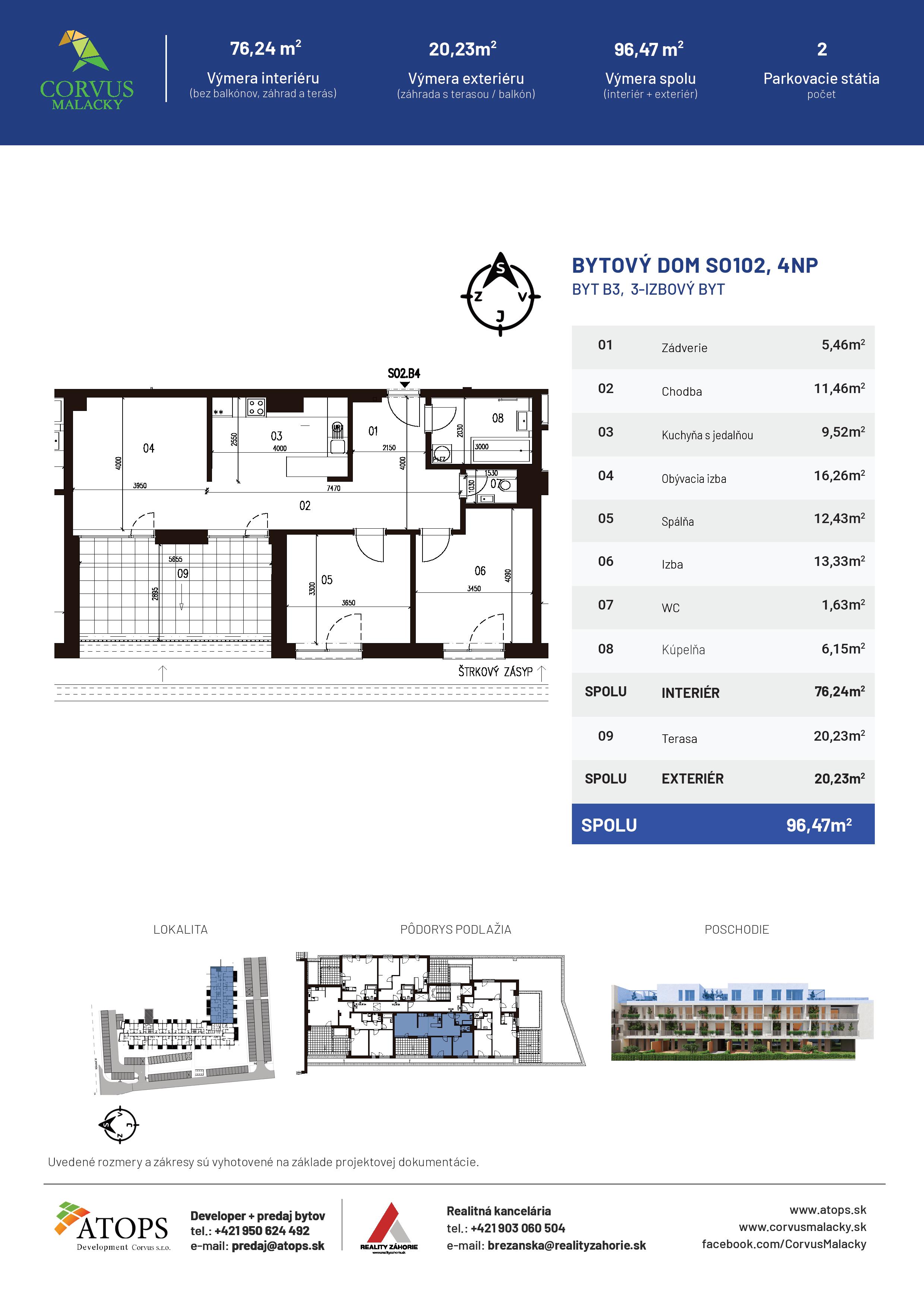 Corvus Malacky - SO102 - B4 - Pôdorys