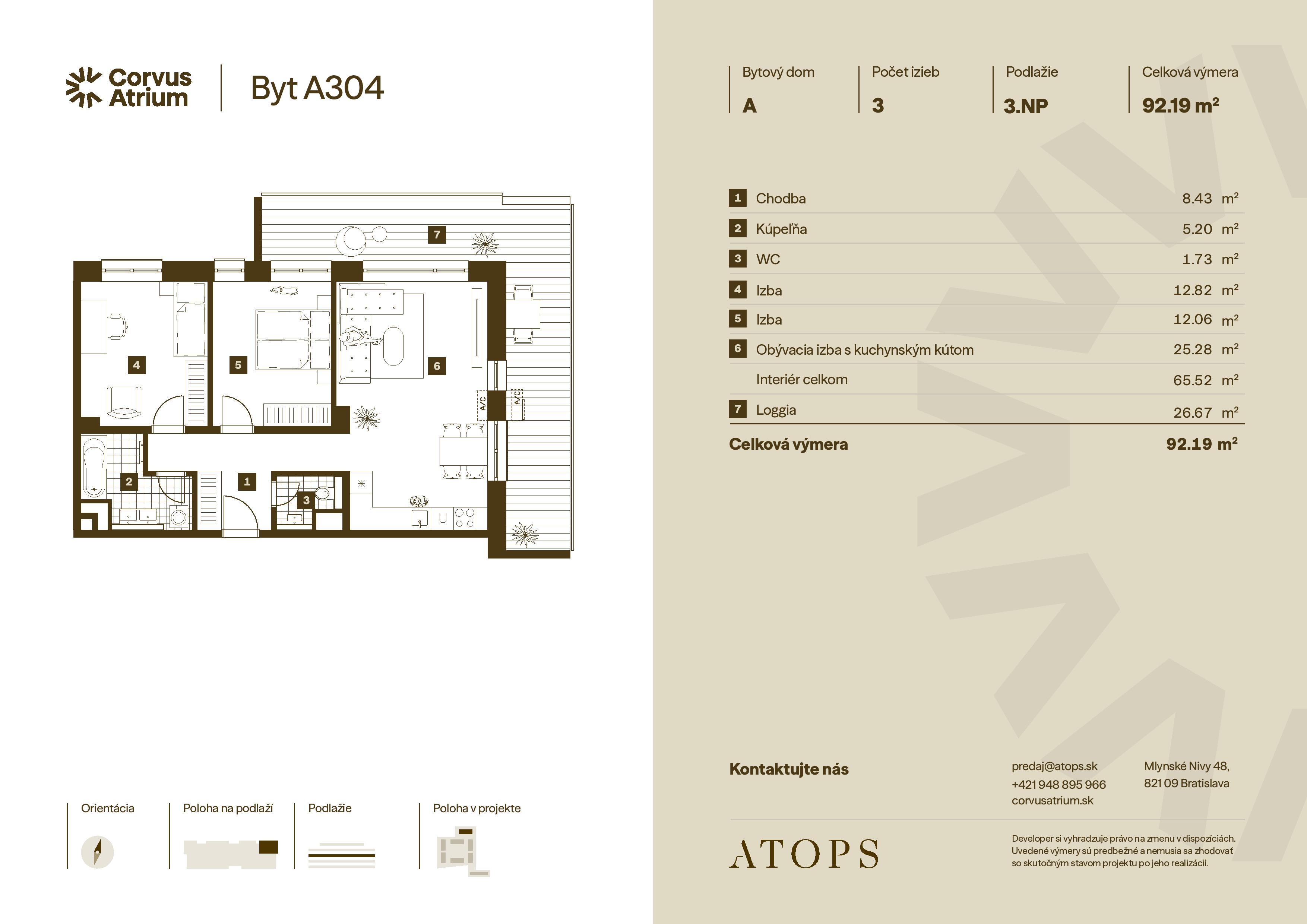 Corvus Malacky - A304 - Pôdorys