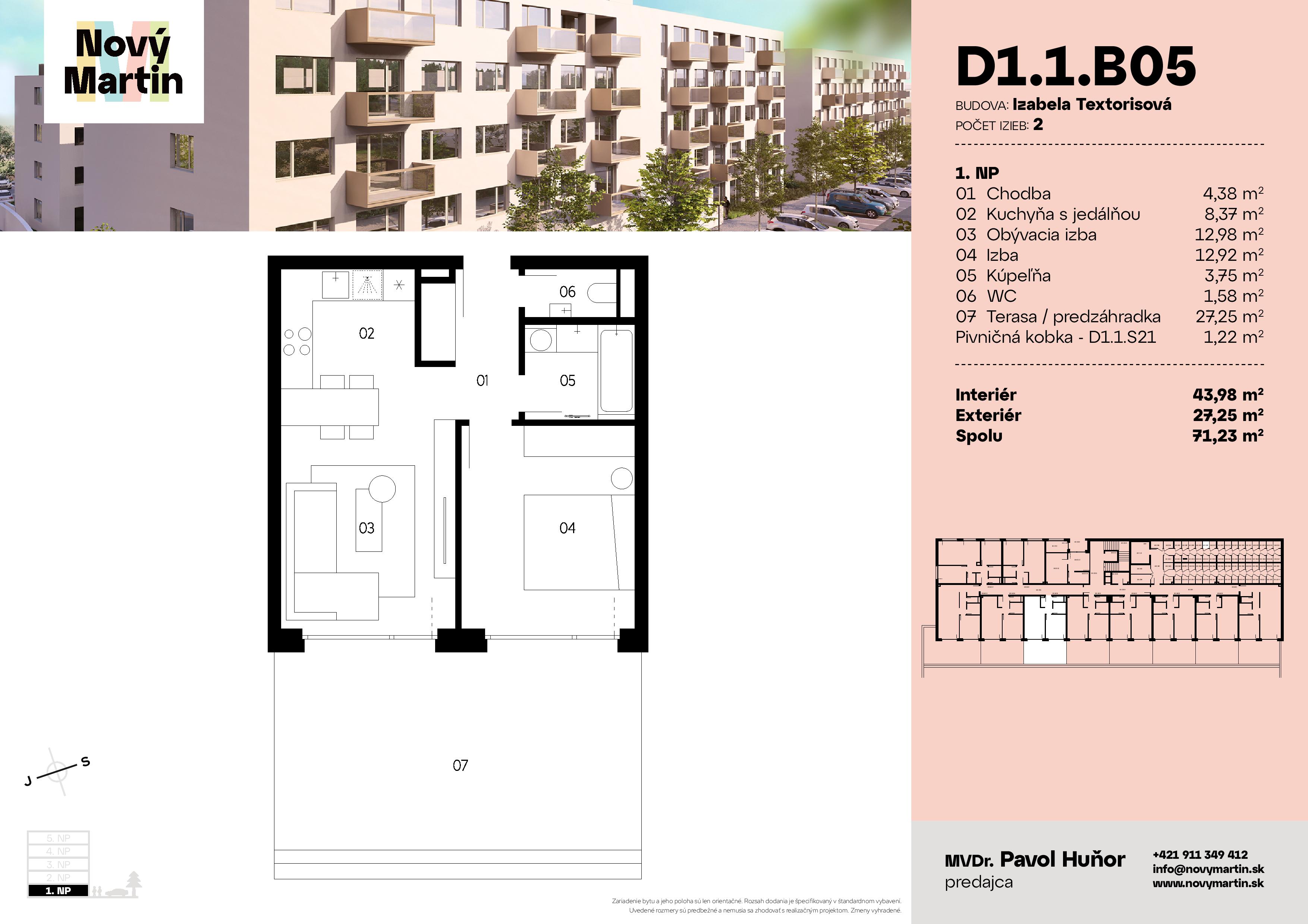 Nový Martin - D1.1.B05 - Pôdorys