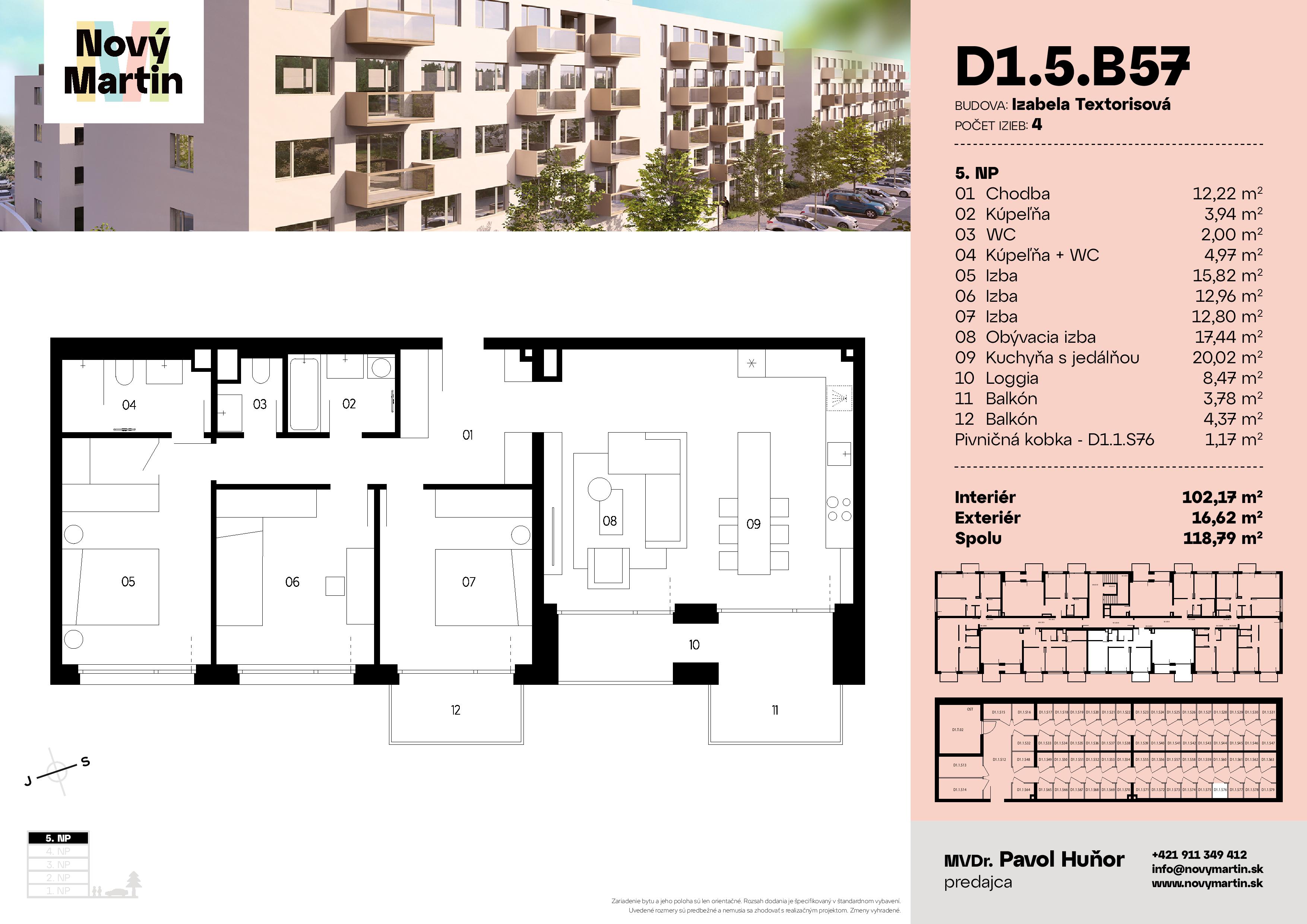 Nový Martin - D1.5.B57 - Pôdorys