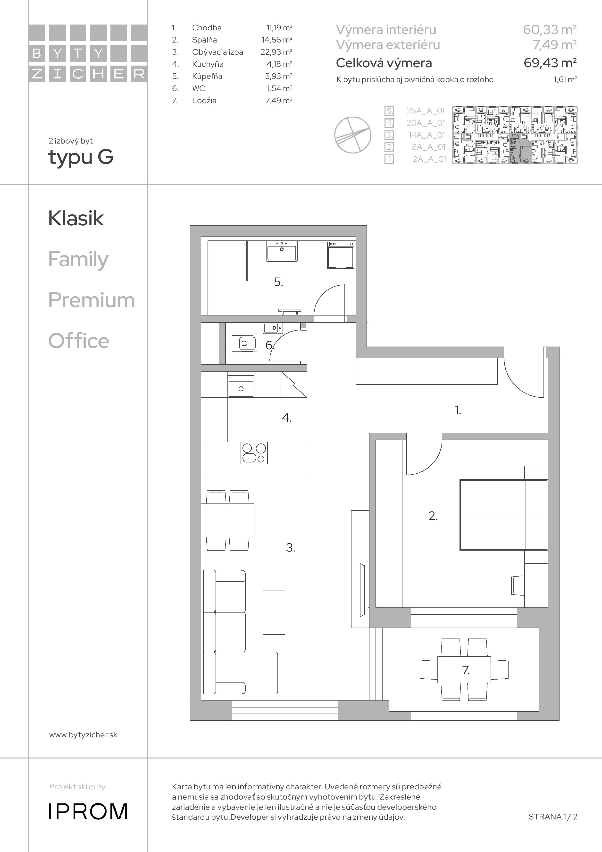 ZICHER - 2A A 01 - Pôdorys