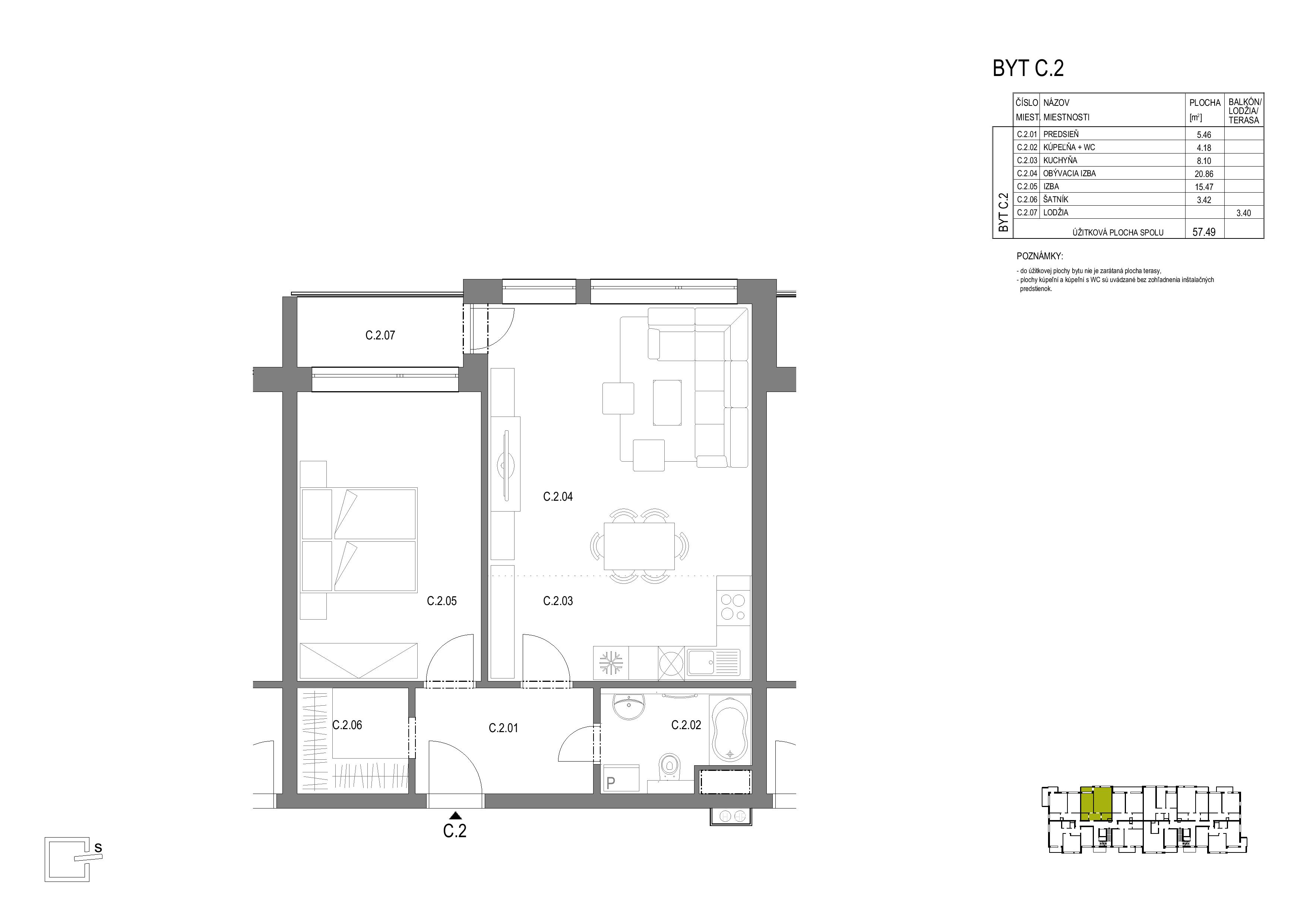 Anna Park - C.2 - Pôdorys