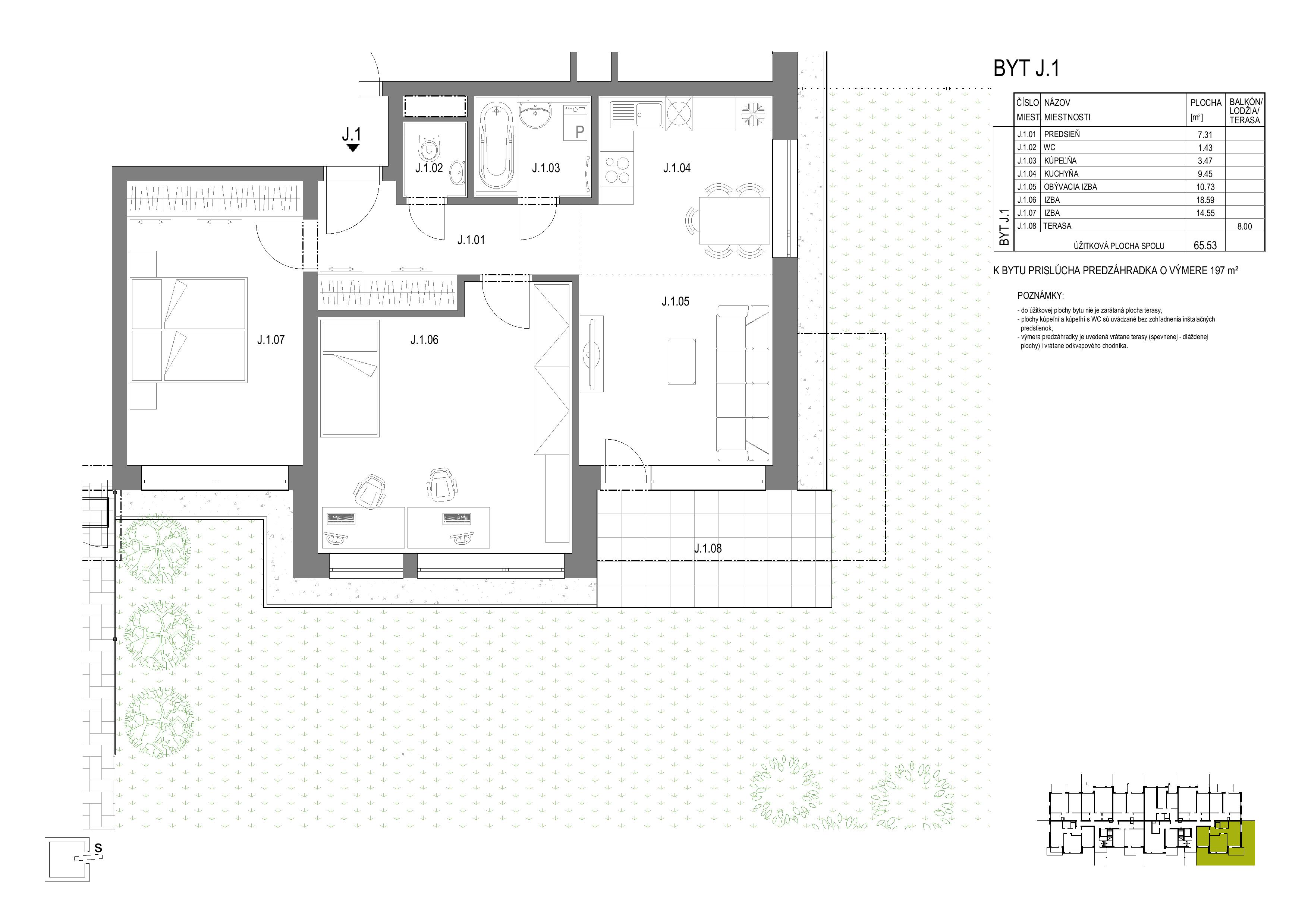 Anna Park - J.1 - Pôdorys