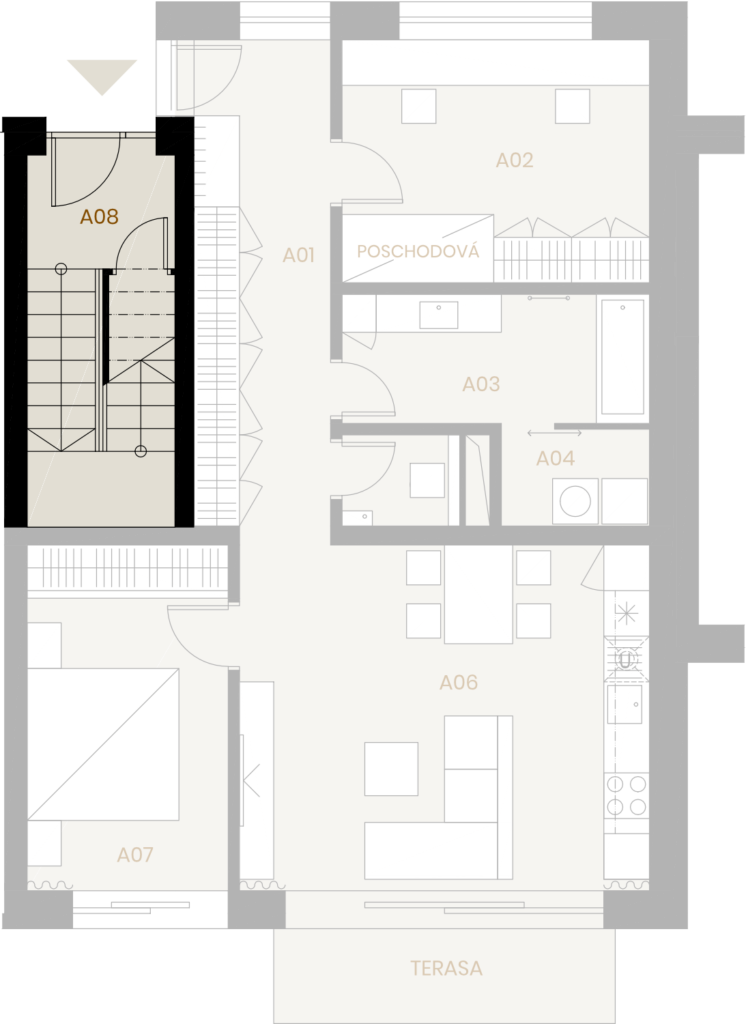 Miloslavov Housing - A2 - Pôdorys
