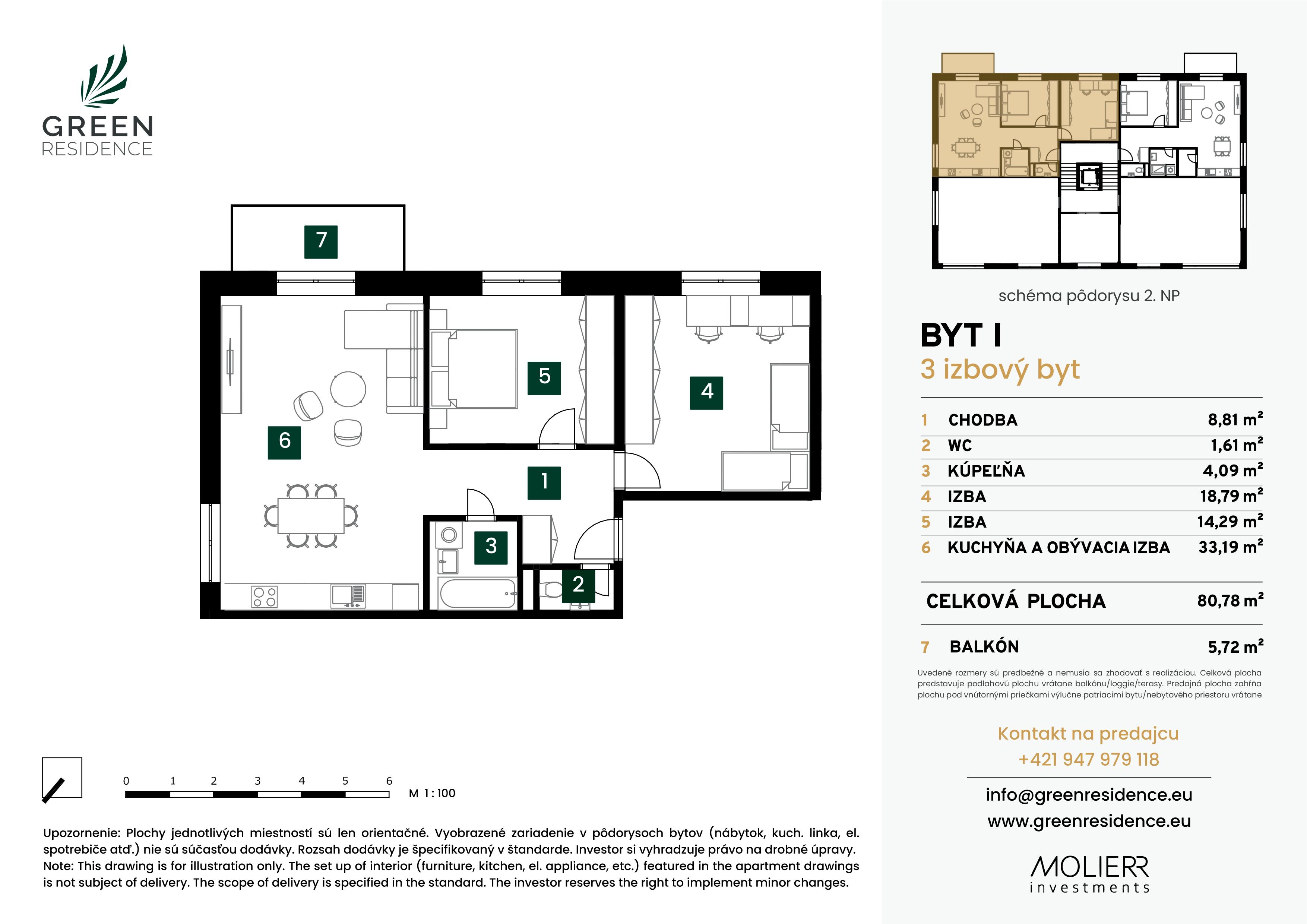 Green Residence - I - Pôdorys