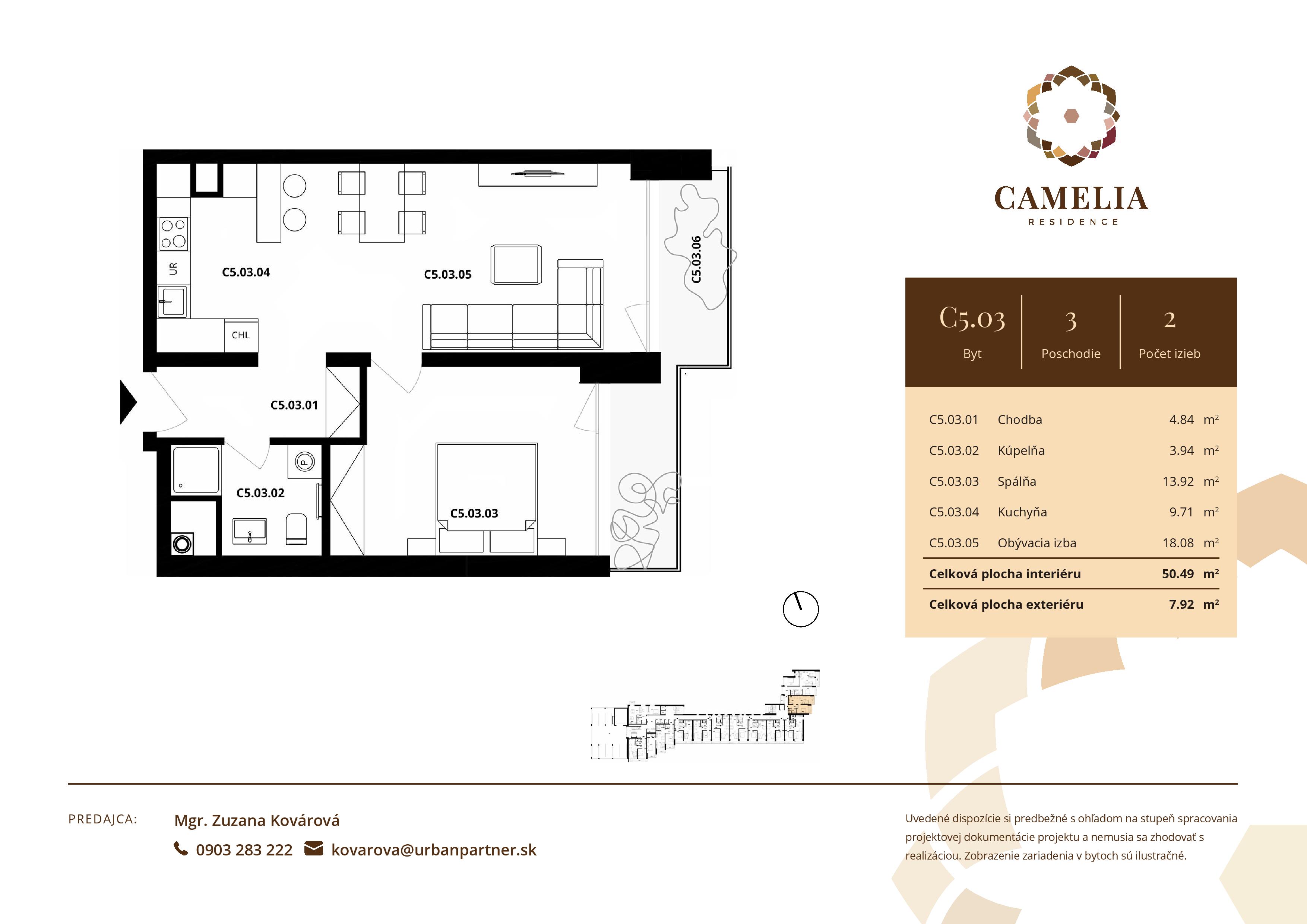 Camelia Residence - C5.03 - Pôdorys