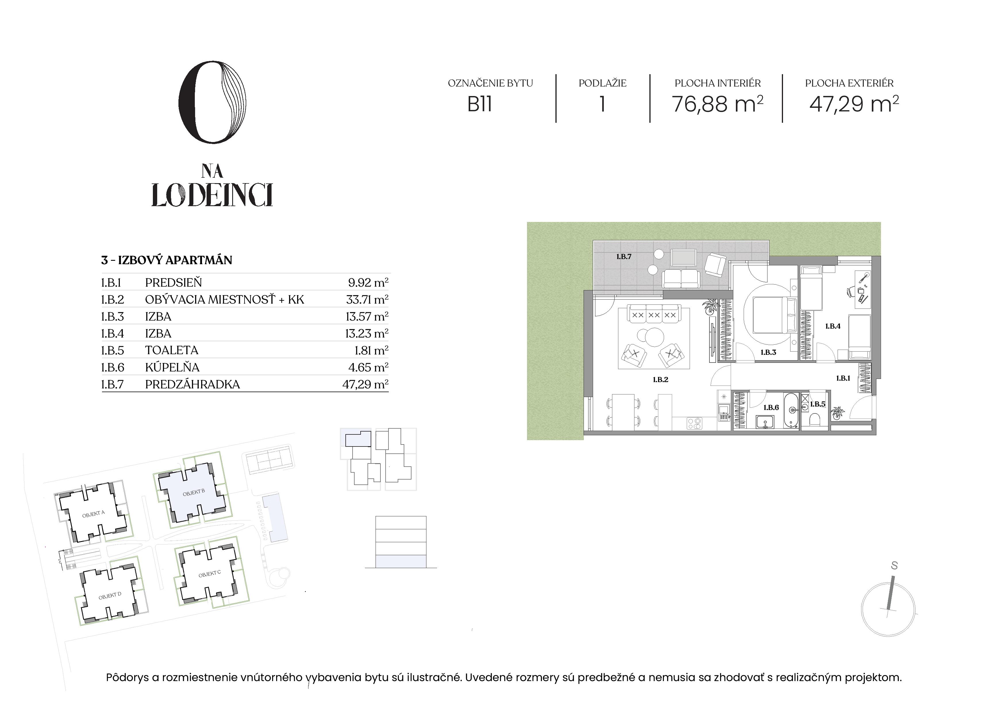Na Lodenici - B11 - Pôdorys