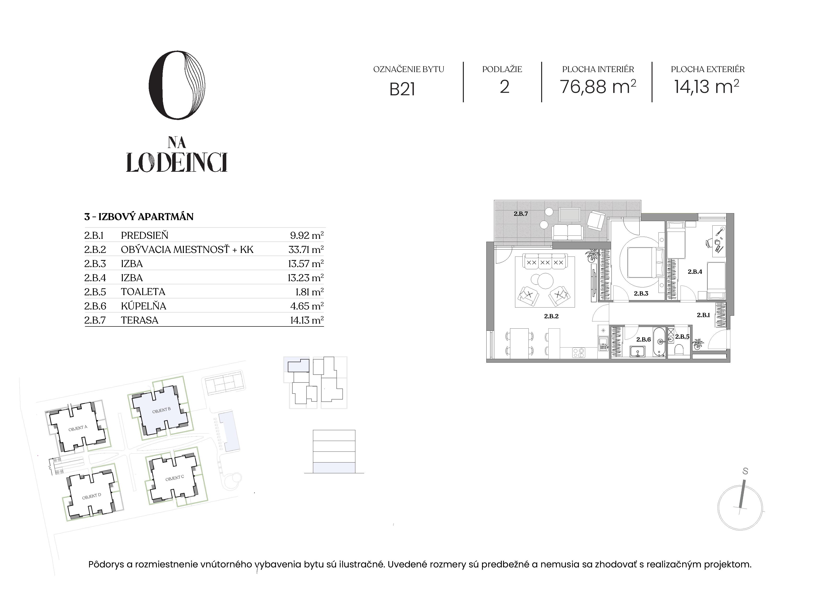 Na Lodenici - B21 - Pôdorys