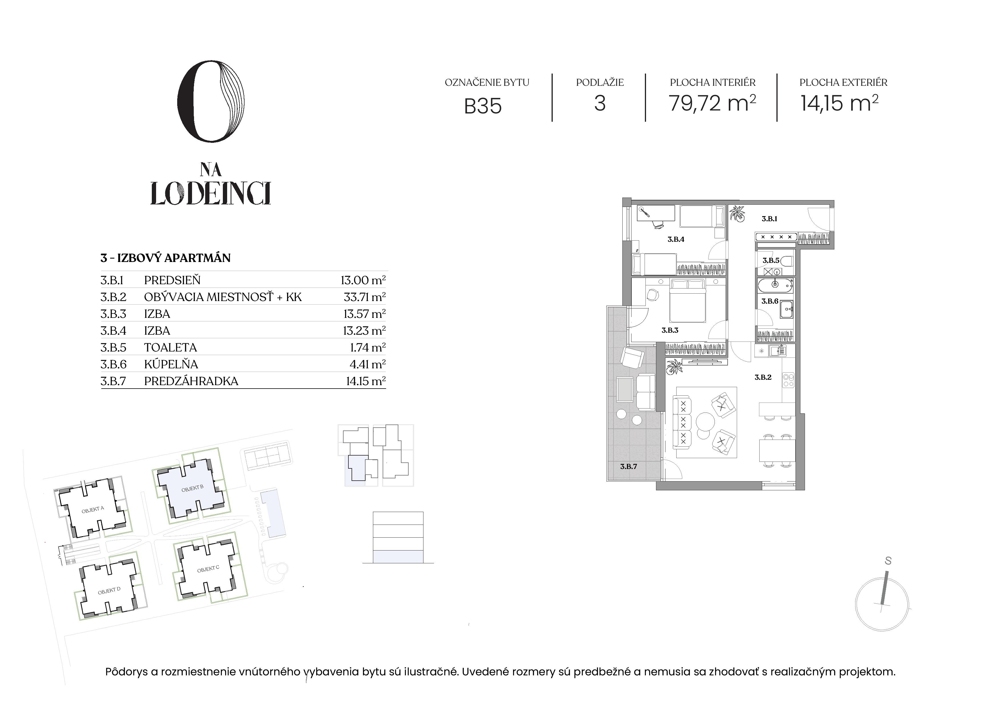Na Lodenici - B35 - Pôdorys