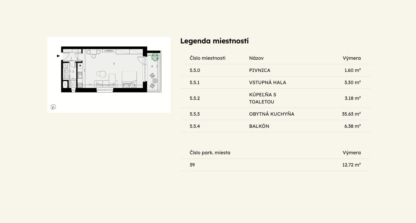 Selanky - B-5.5 - Pôdorys