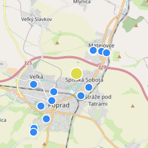 Brokoffova residence - map