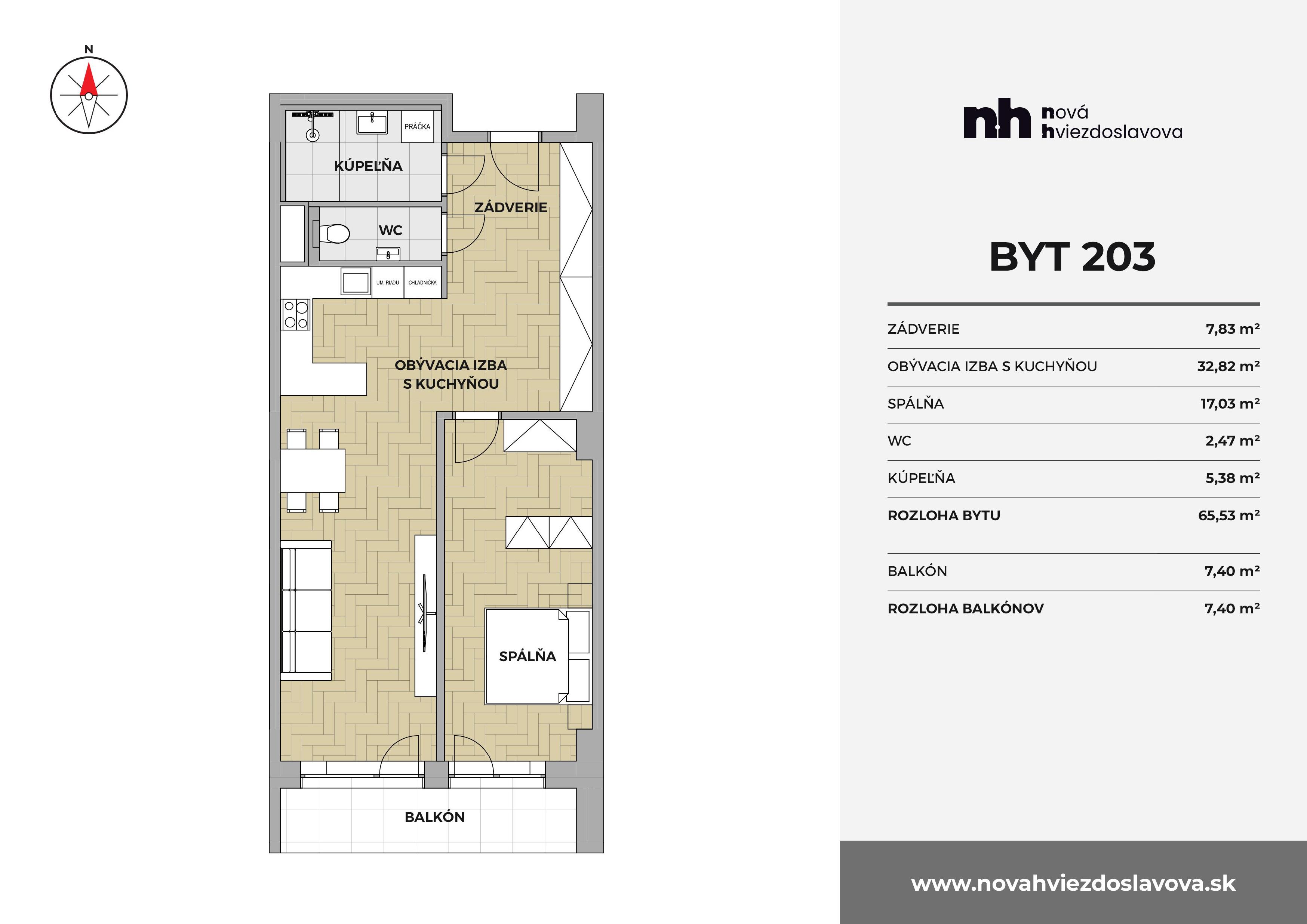 Nová Hviezdoslavova - 203 - Pôdorys