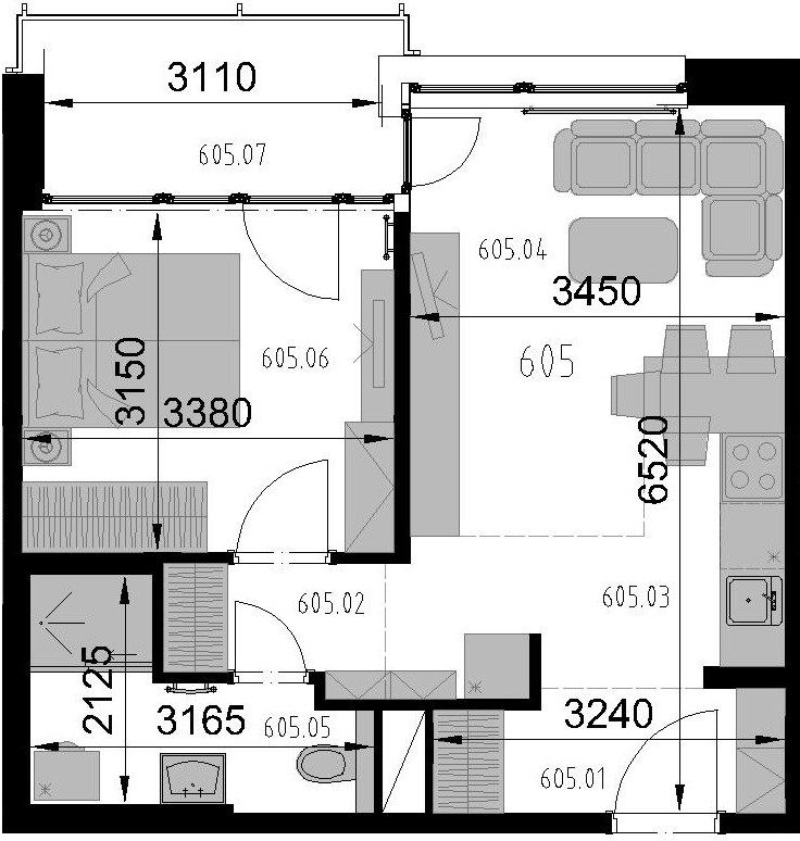 Orion - 605 - Pôdorys