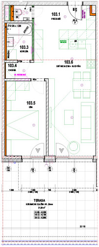 Baťove rezidencie - 103 - Pôdorys