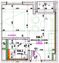 Baťove rezidencie - 504A - Pôdorys