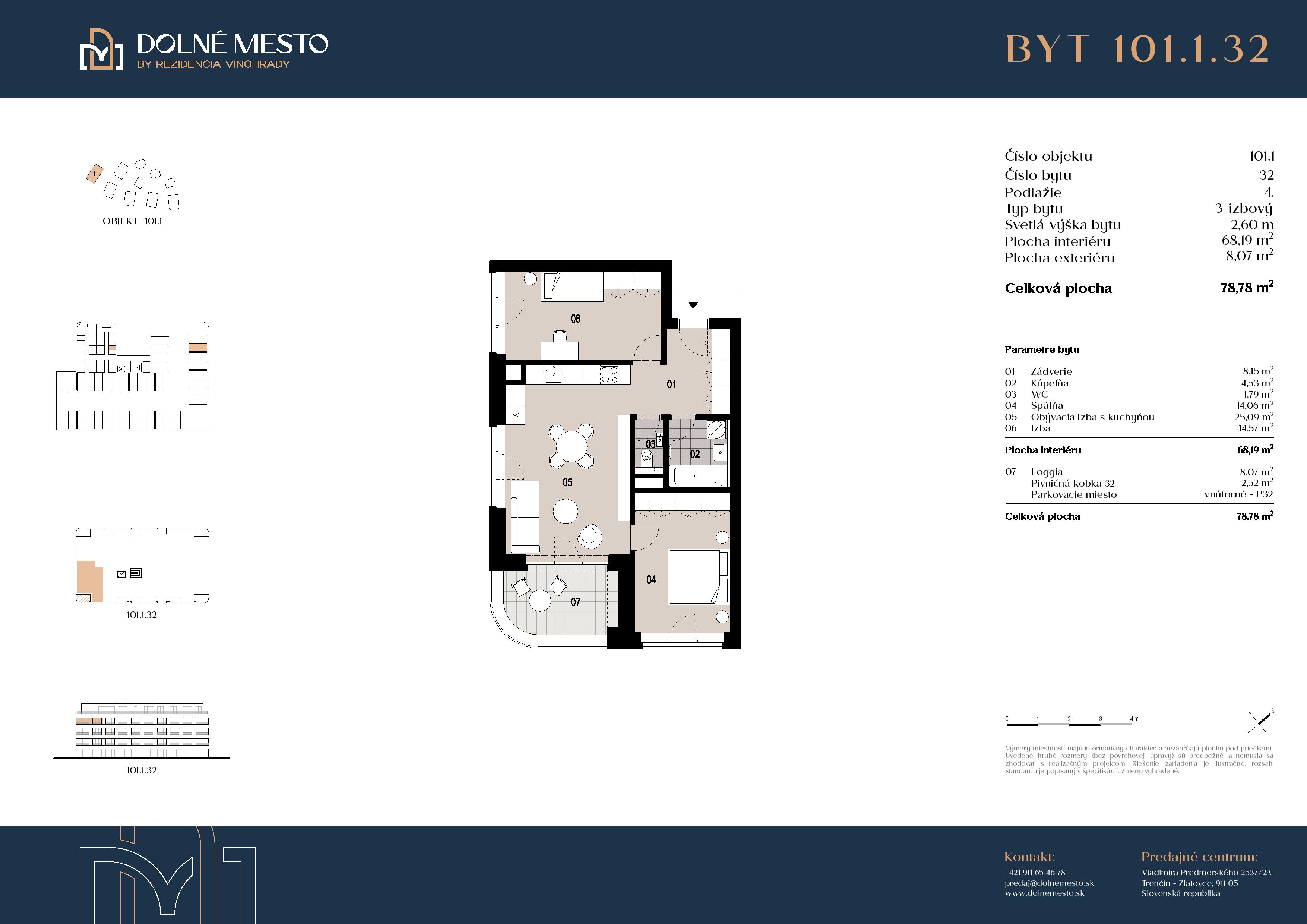 Dolné mesto - 101.1.32 - Pôdorys