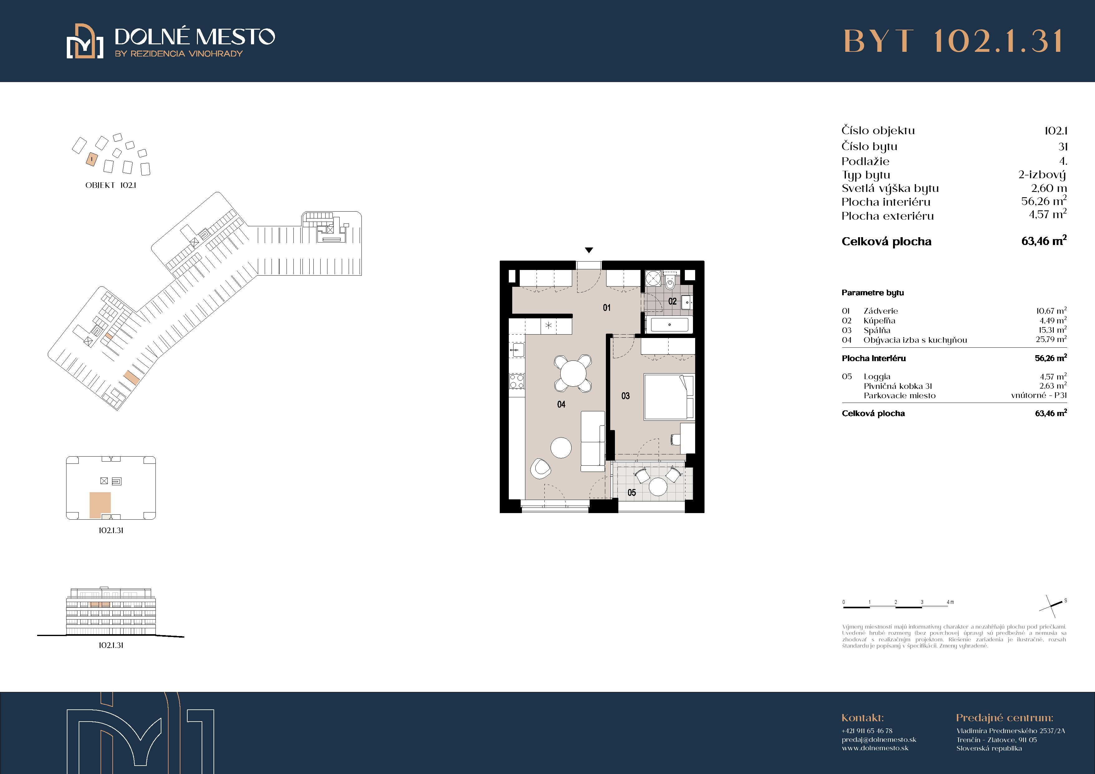 Dolné mesto - 102.1.31 - Pôdorys