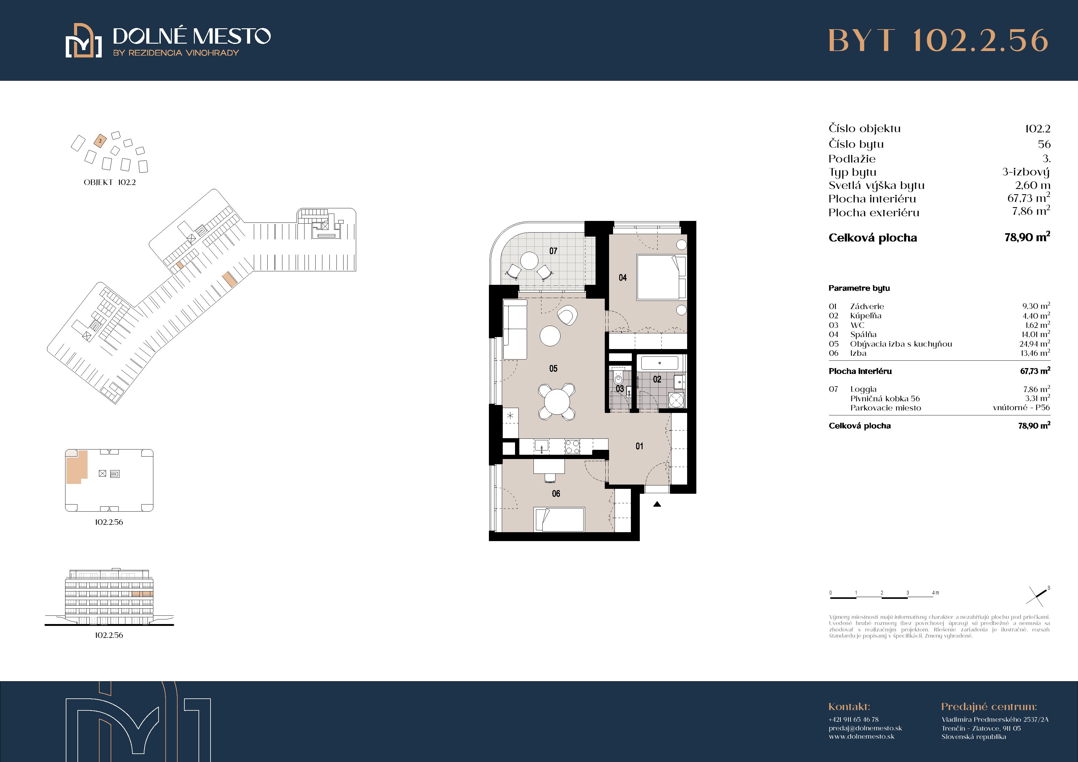Dolné mesto - 102.2.56 - Pôdorys