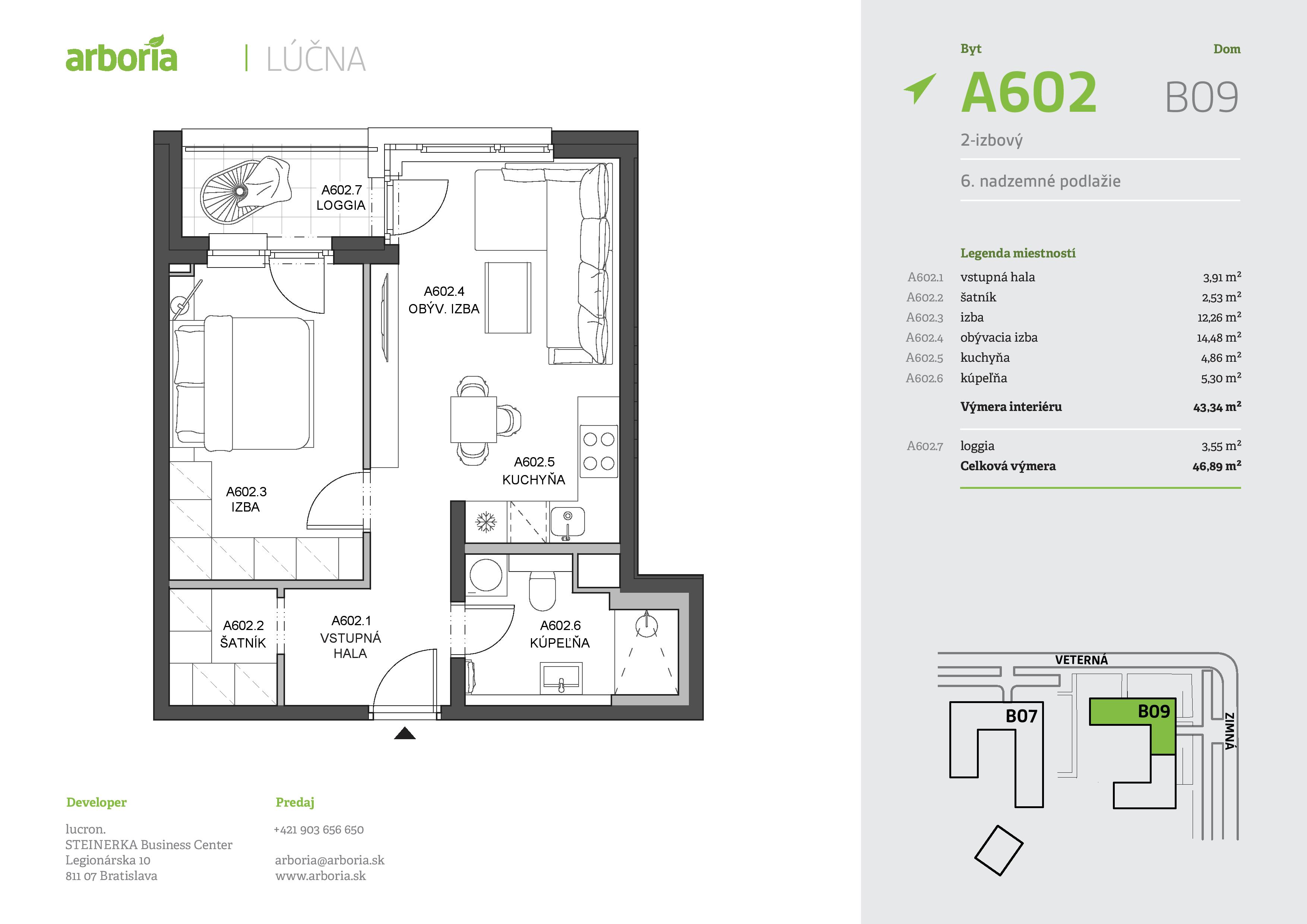 Arboria - A602 - Pôdorys