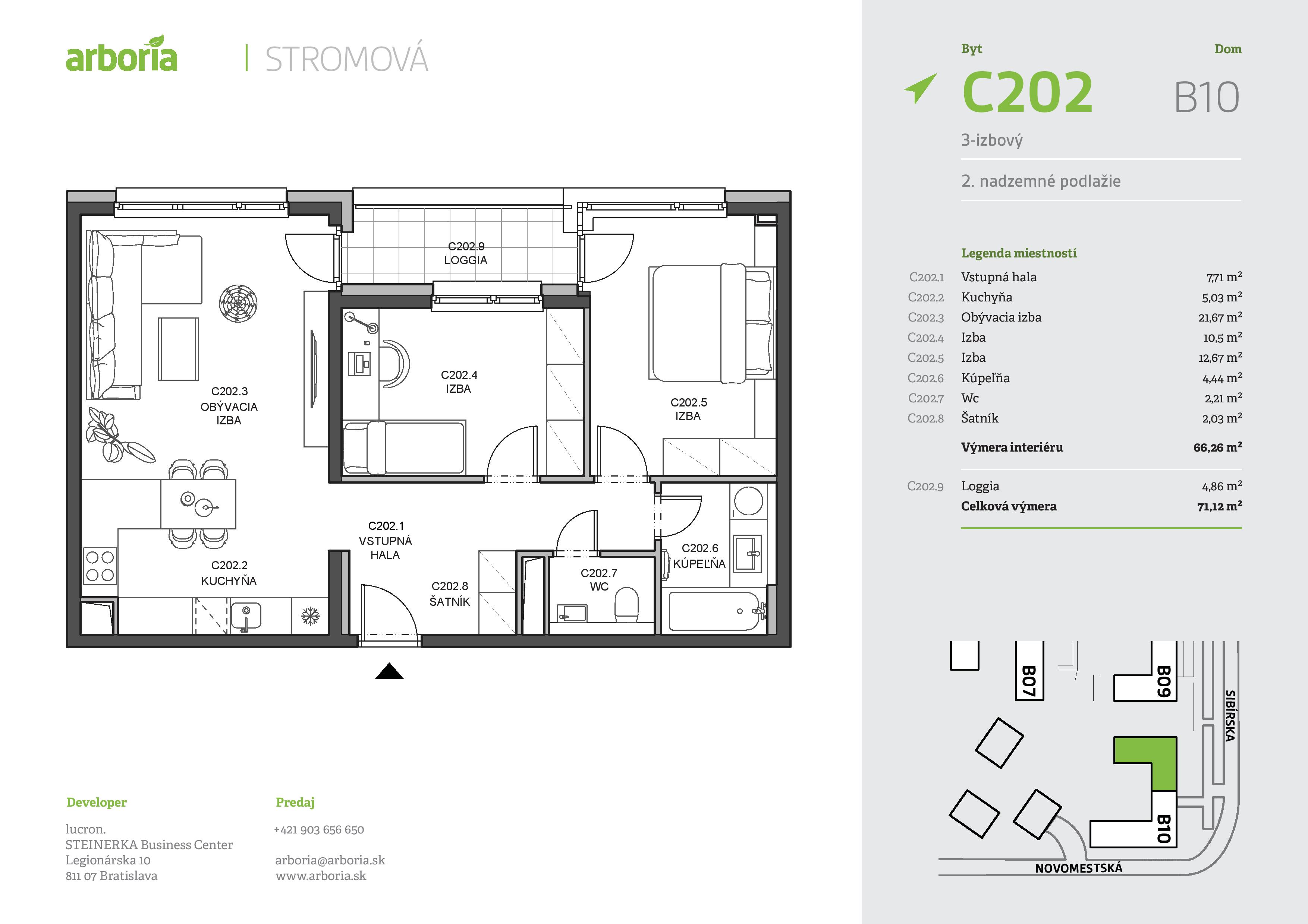 Arboria - C202 - Pôdorys