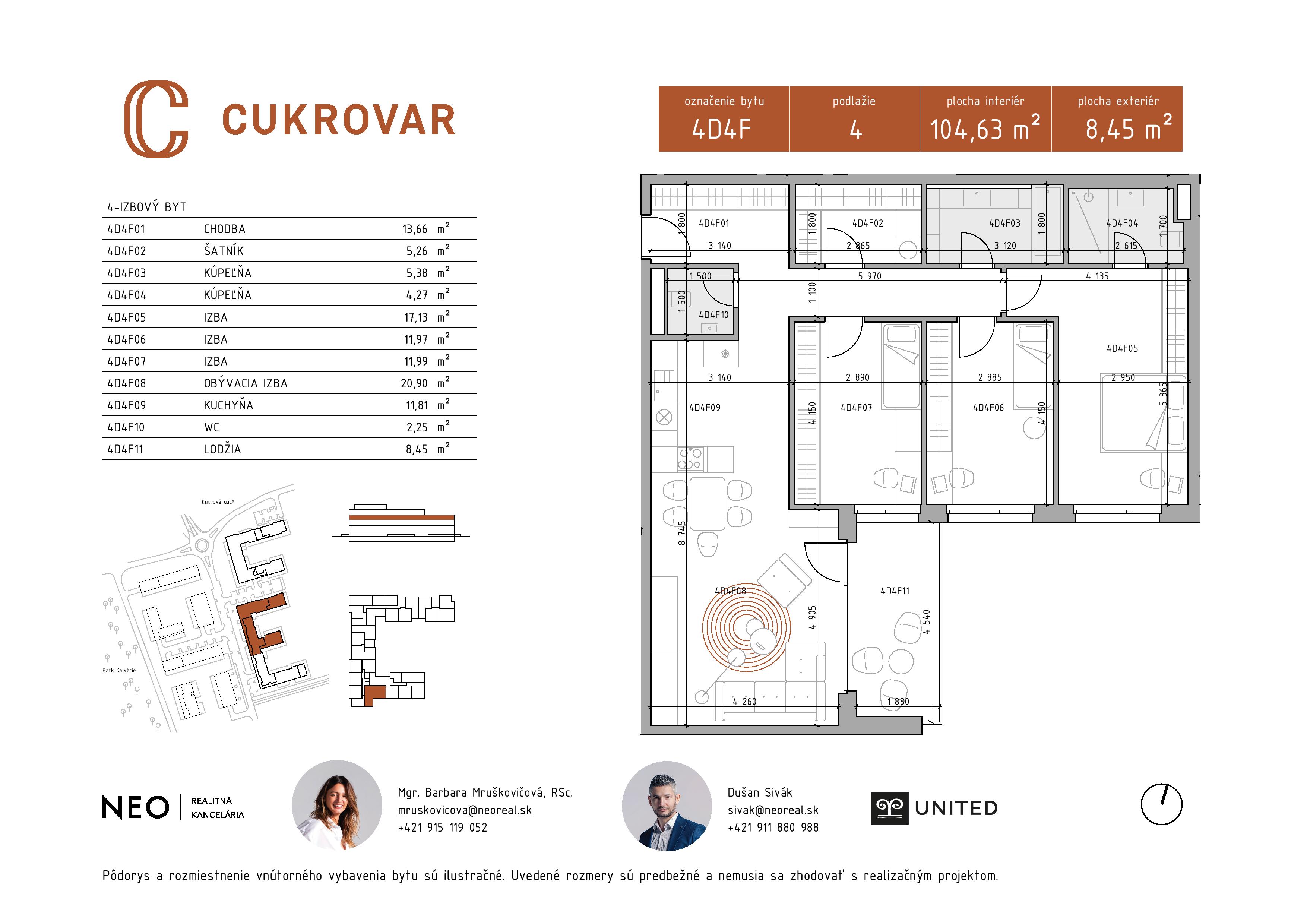 Cukrovar - 4D4F - Pôdorys