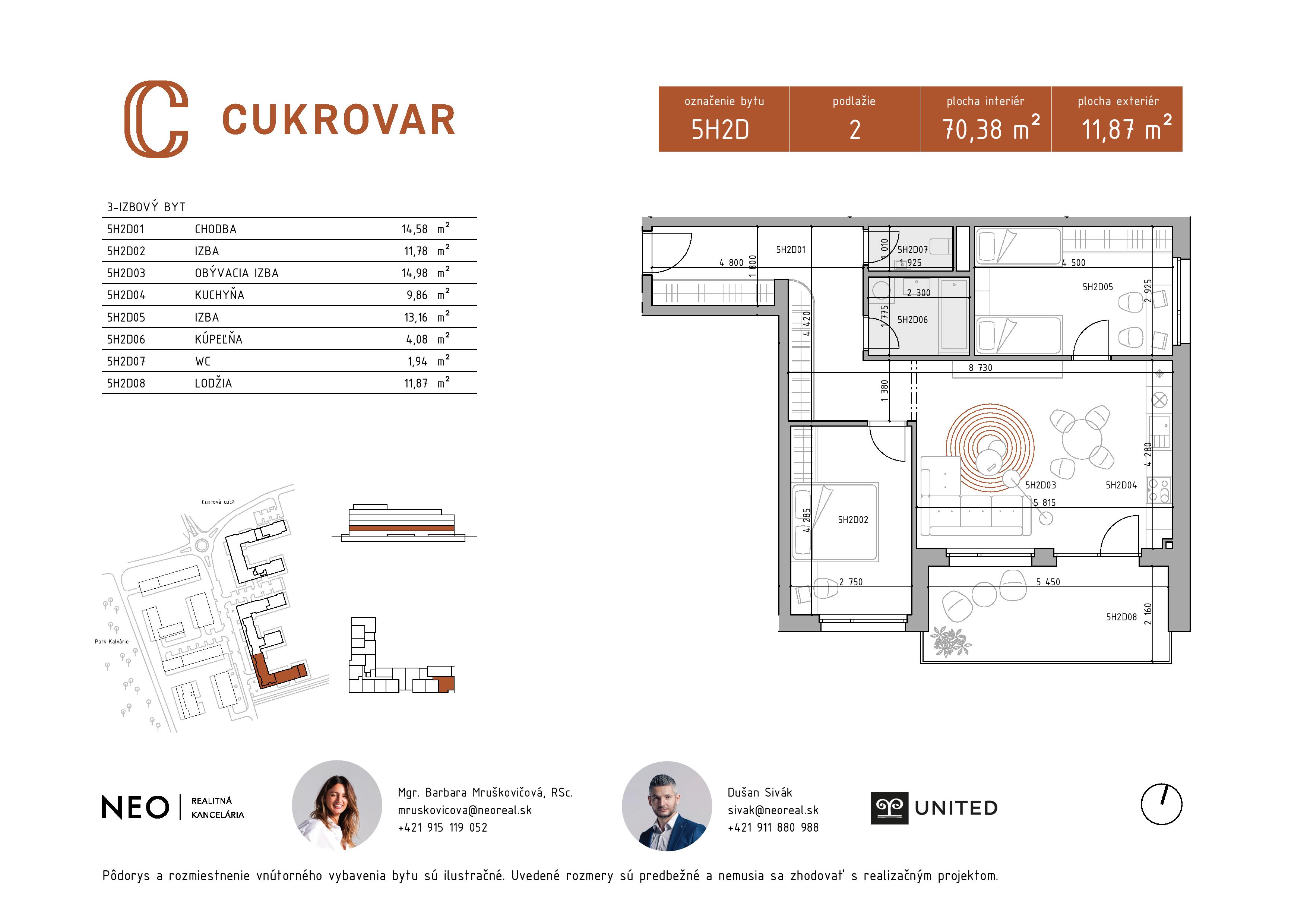 Cukrovar - 5H2D - Pôdorys