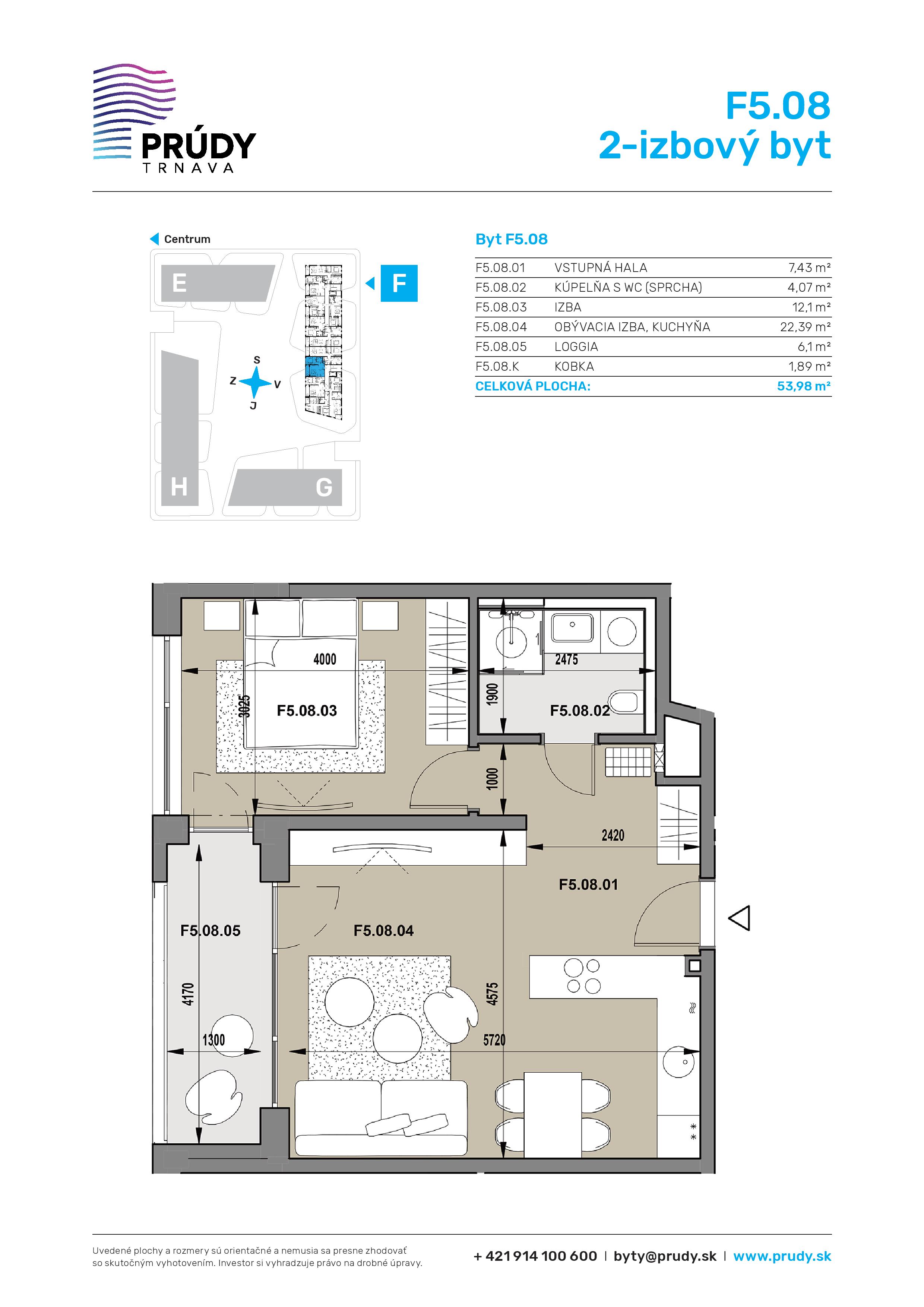 Prúdy Trnava - F5.08 - Pôdorys