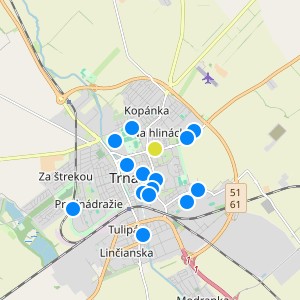 Rezidencia Zelený Dvor - map