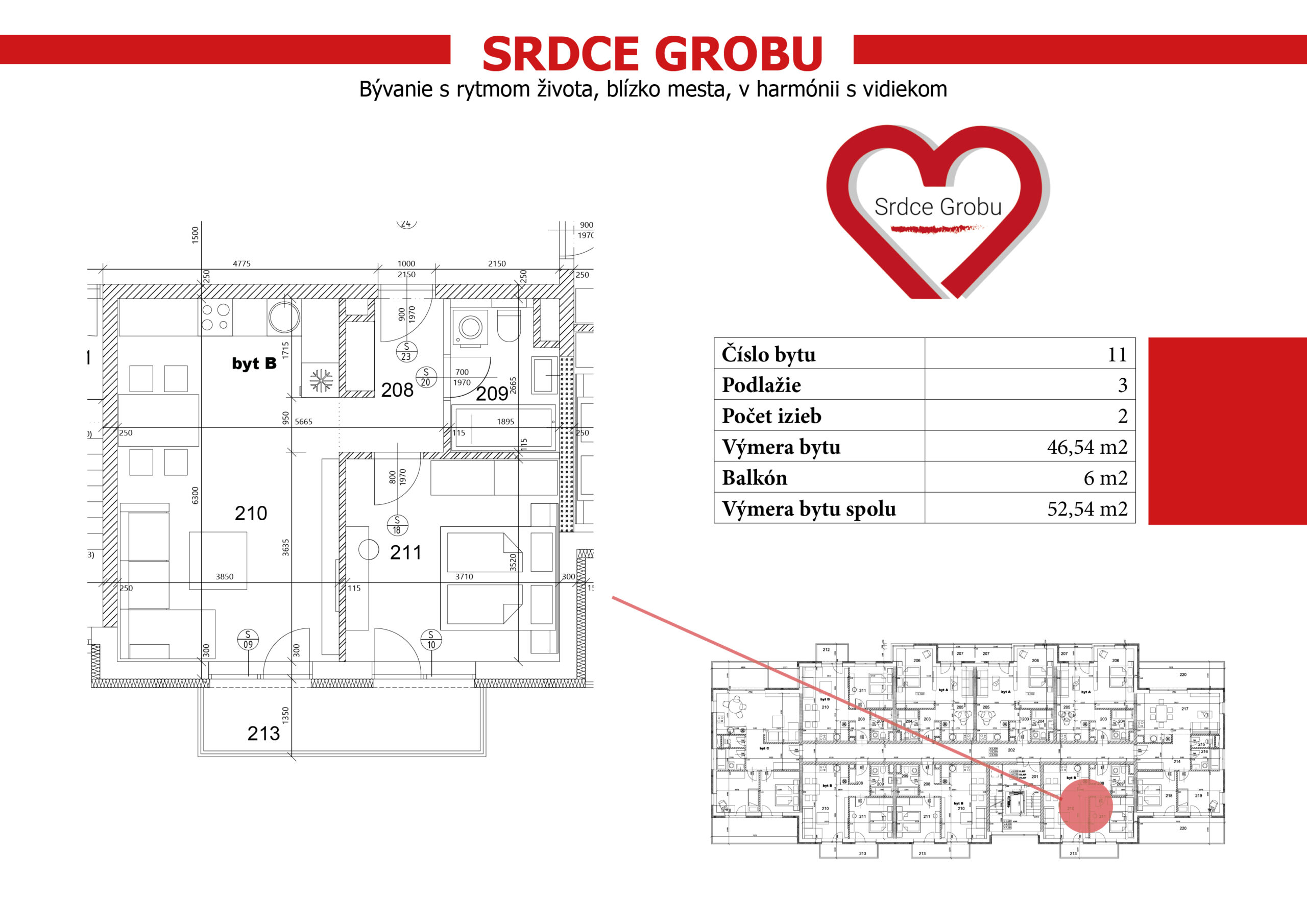 Srdce Grobu - 11 - Pôdorys