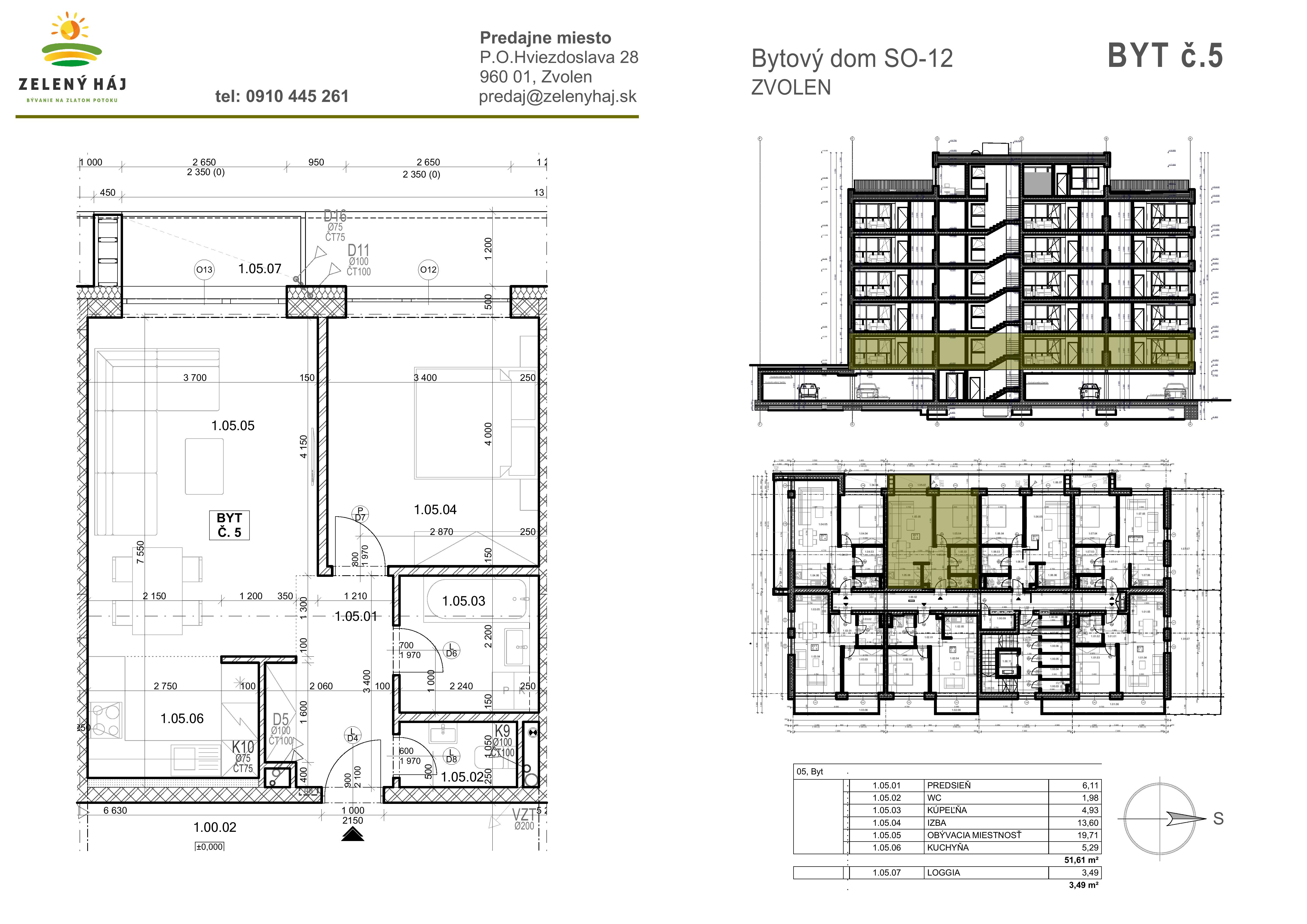 Zelený Háj - B5 - Pôdorys